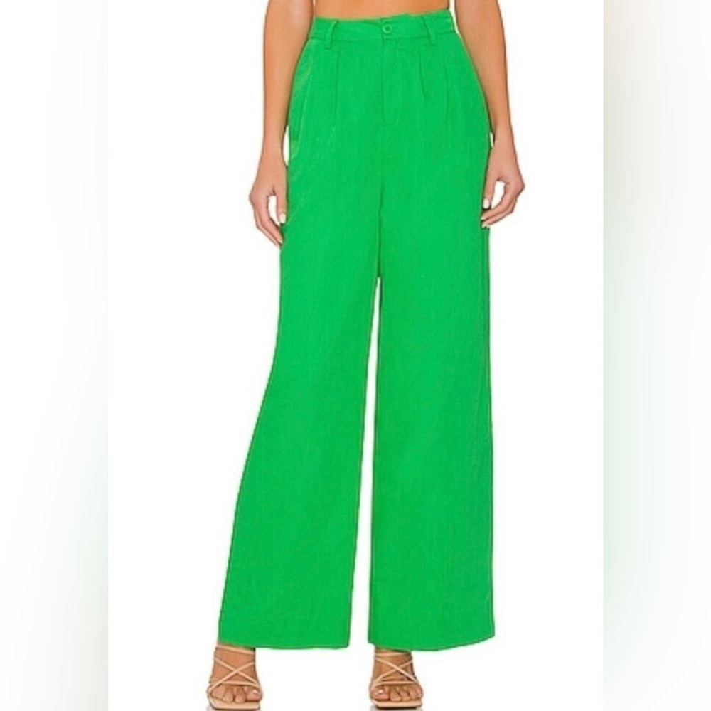 Cami Nyc Vibrant Green Wide-Leg Pants